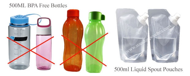 500ML BPA Free Bottles
