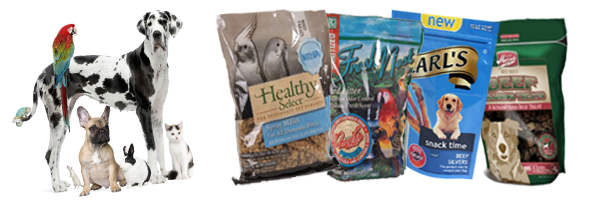 Food Pouches for Pets & Animals