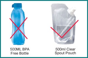 500ML BPA Free Bottles